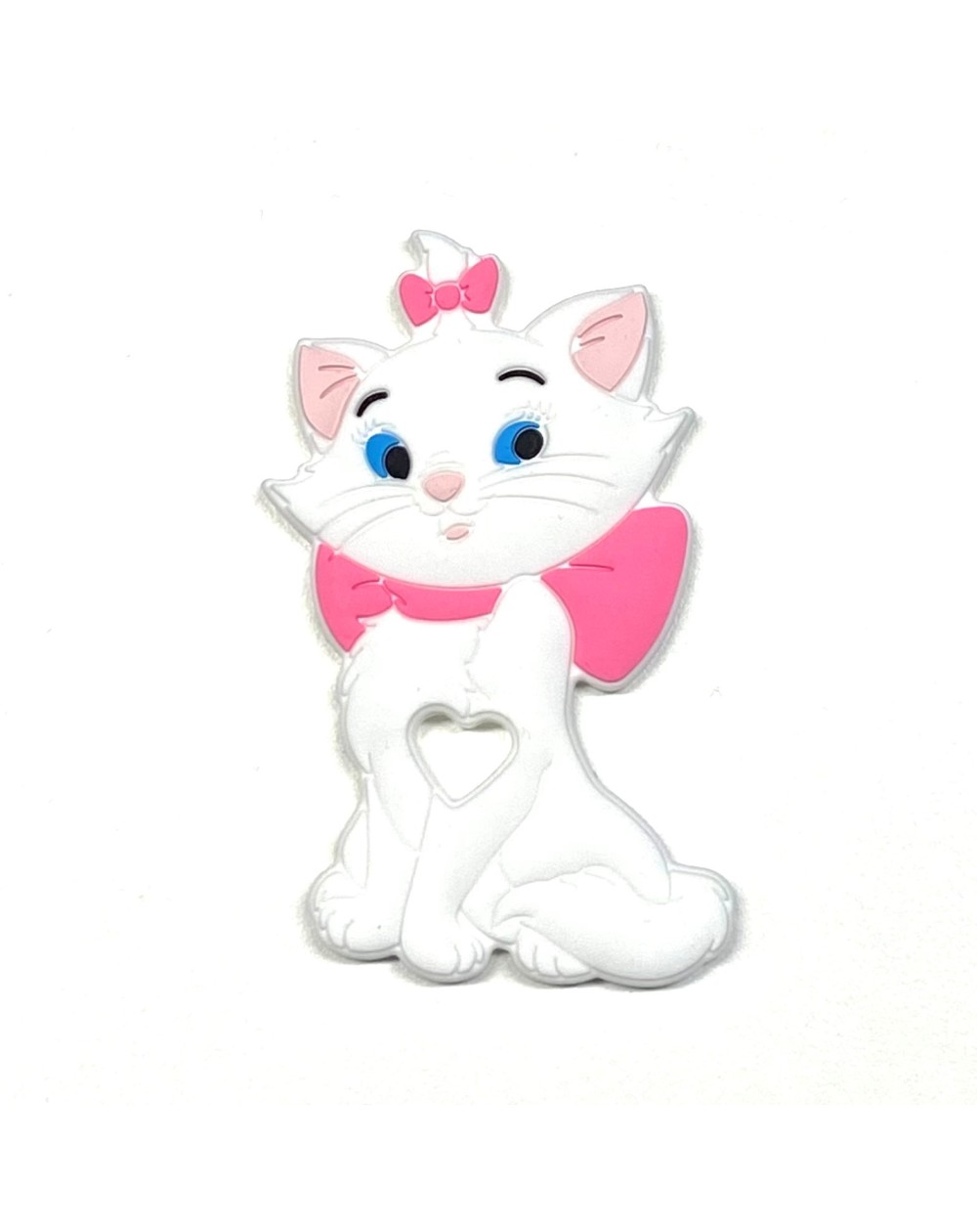 Babyjart Catenella portaciuccio PRESTIGE MINOU in silicone con nome,  gancio/adattatore ciuccio MAM e CHICCO