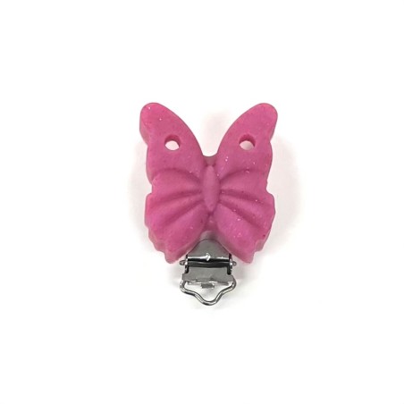 Clip GLITTER Papillon