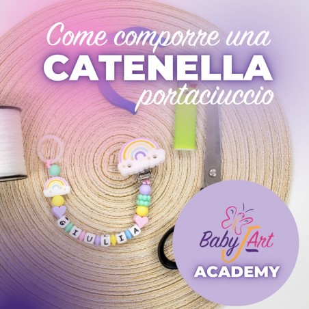 Tutorial Come realizzare una catenella portaciuccio