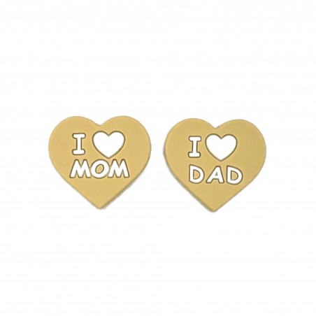 CŒUR I Love Mom/I Love Dad