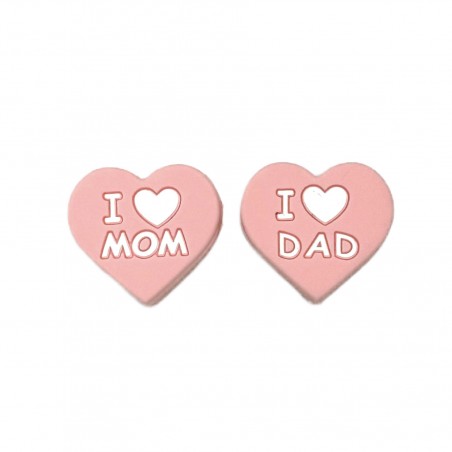 CŒUR I Love Mom/I Love Dad