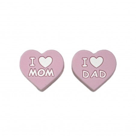 CŒUR I Love Mom/I Love Dad