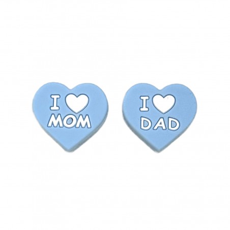 CŒUR I Love Mom/I Love Dad